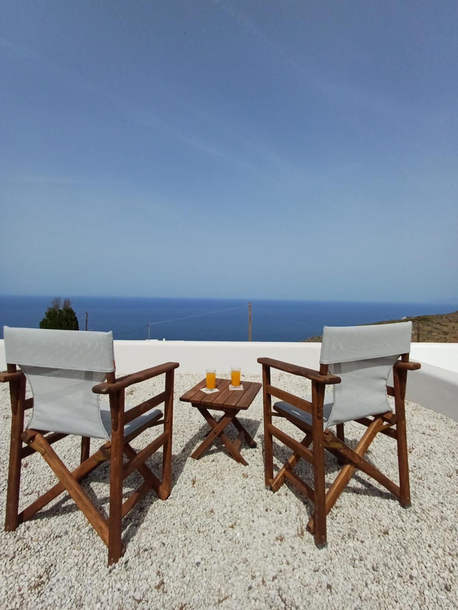 'Irene' Cycladic House With Sunrise And Sea View! Vila Foinikiá Exterior foto